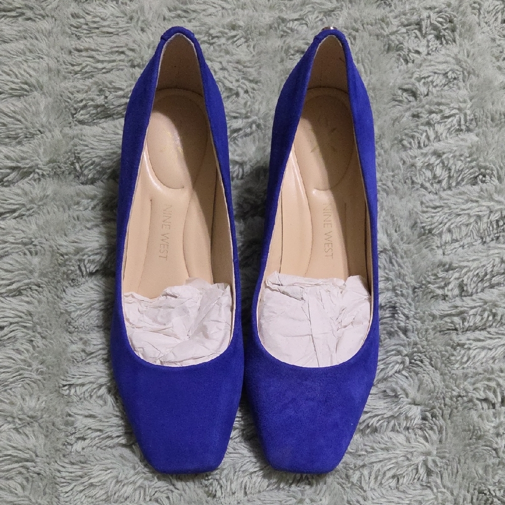 Nine West Royal Blue Suede Pumps